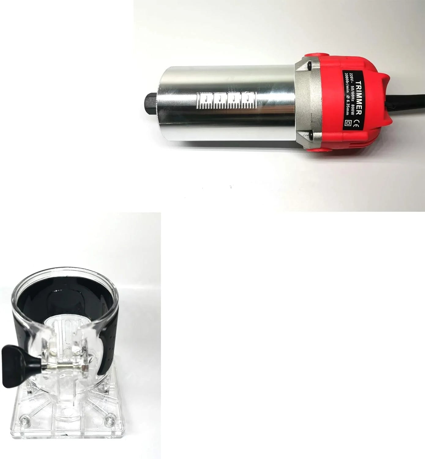 Freza Electrica pentru Lemn 800W, cadou Set 15 Freze 1/4"