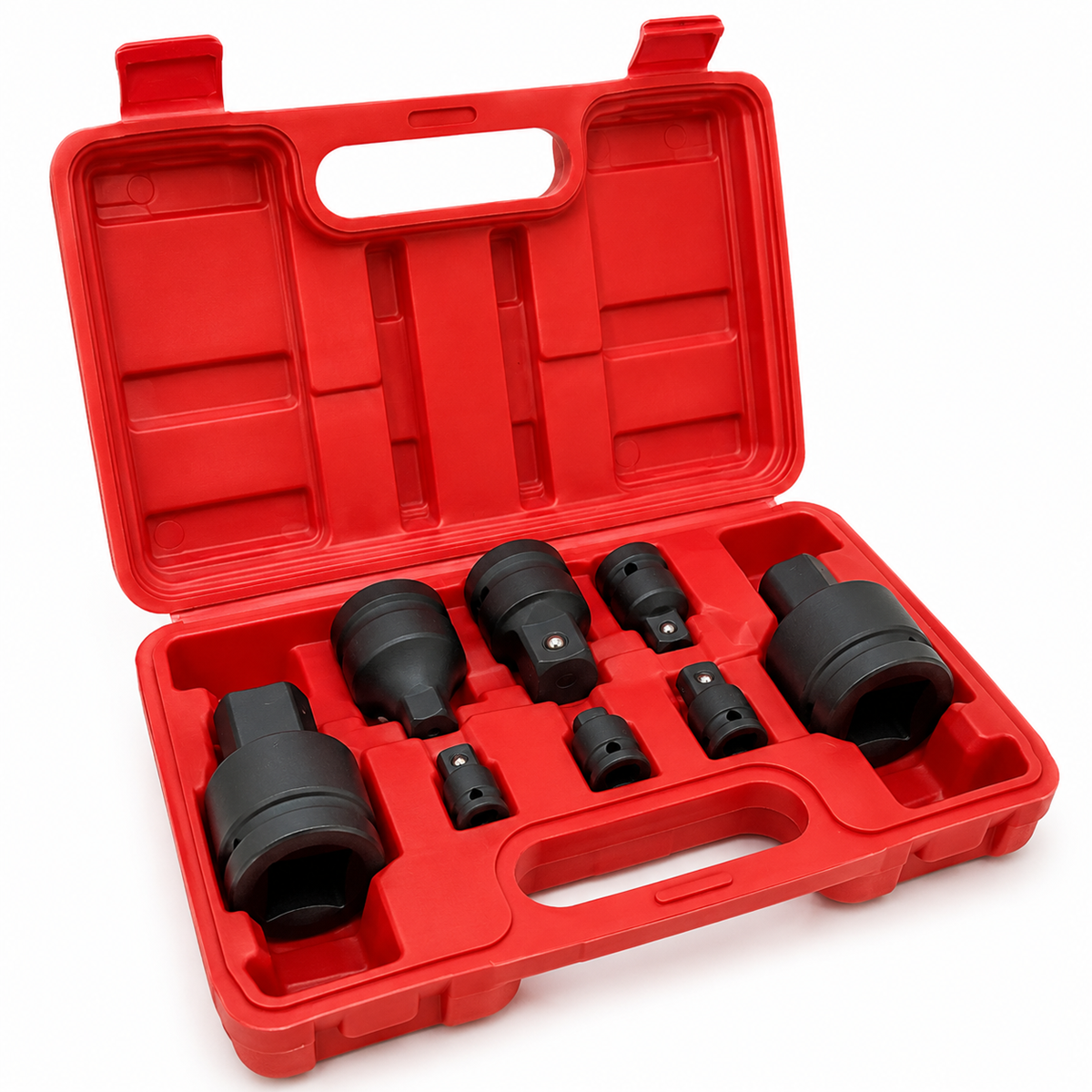 Set Adaptoare Impact Hitman 8 Piese Conversie 1/4"-1" Profesional