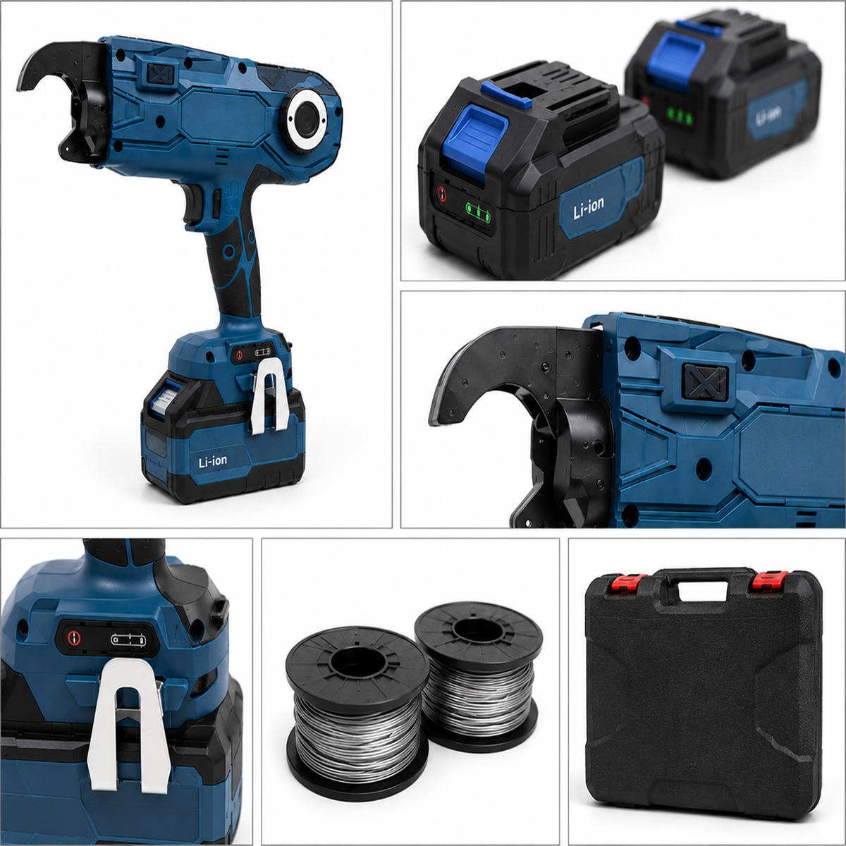 Masina Automata Legat Fier Beton Hitman 8-34 mm cu Acumulator