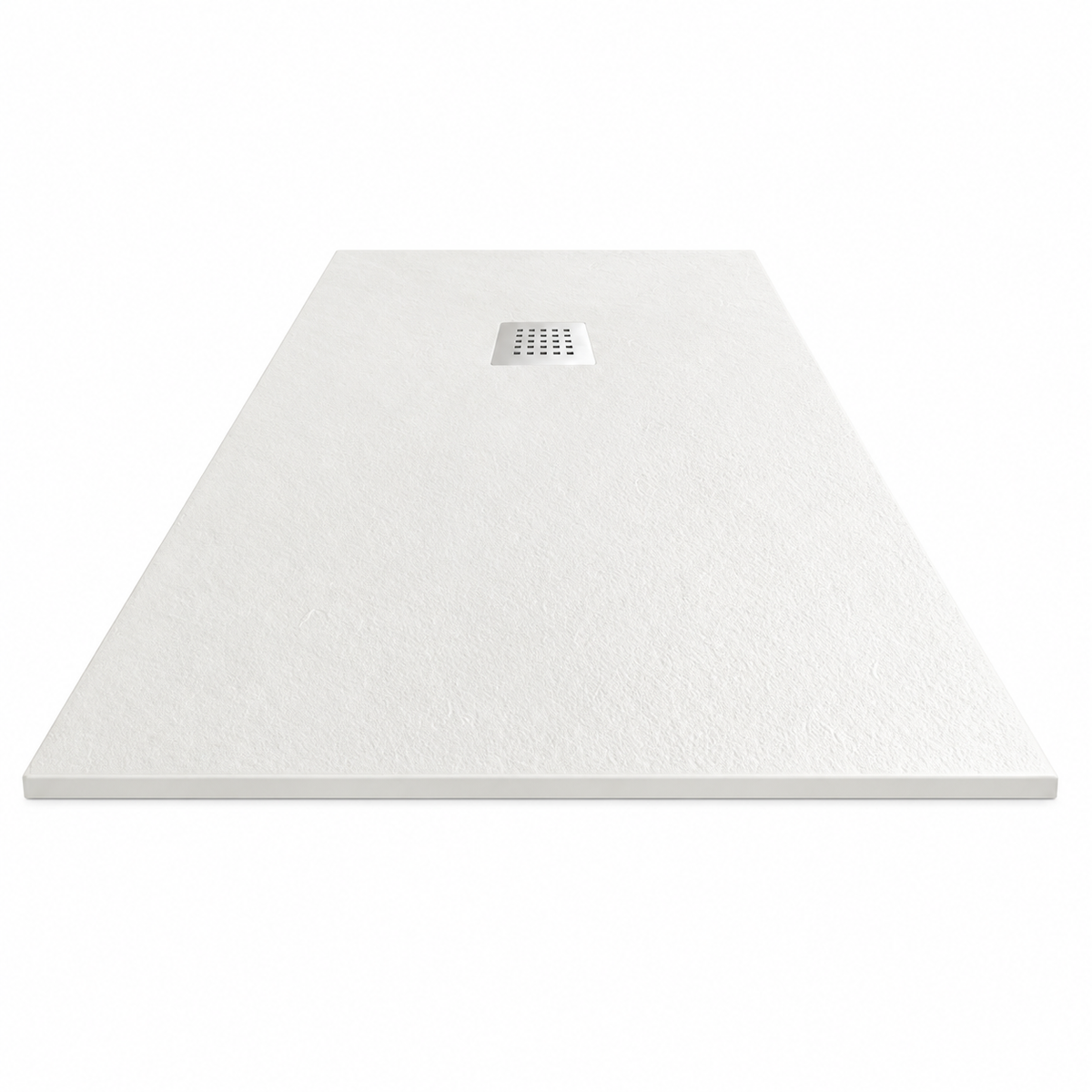 Cadita Dus Alba Antiderapanta din Compozit Mineral, Dimensiuni Variate