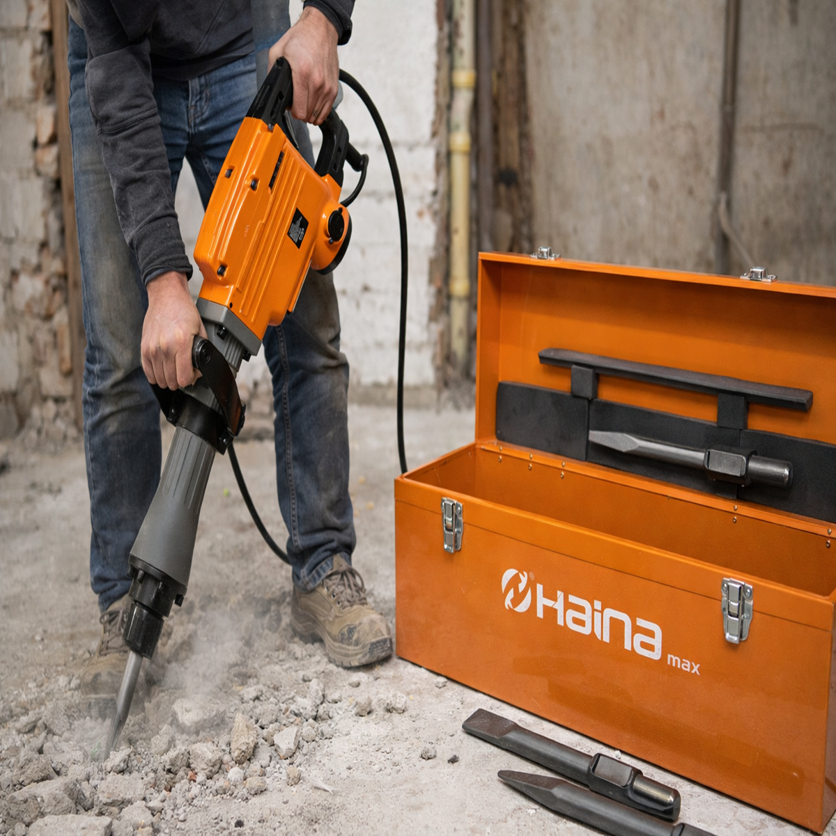Ciocan demolator 3000W, 48J, maner 360°, pentru beton si zidarie