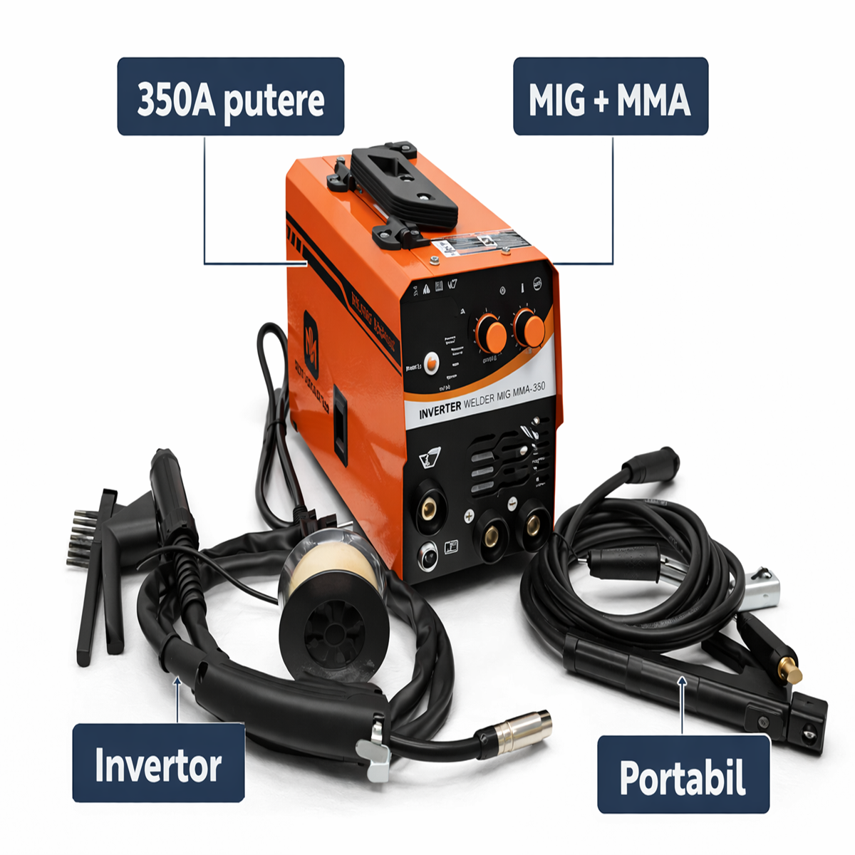 Aparat de sudura invertor MIG MMA – 350 Amperi
